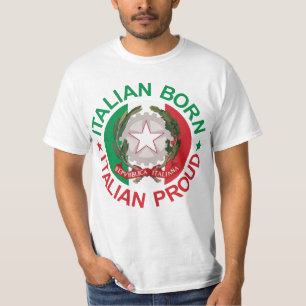Italiaans geboorteblad t-shirt