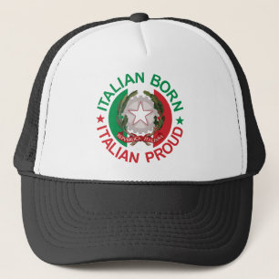Italiaans geboorteblad trucker pet