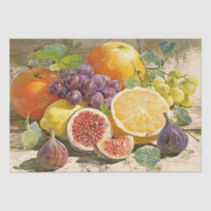Italiaans geïnspireerde fruitcollage Tissuepapier