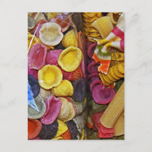 Italiaans gekleurde pasta's (1) briefkaart