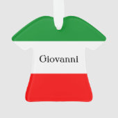 Italiaans gepersonaliseerd ornament (achterkant)