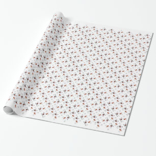 Italiaans Greyhound Geschiedenis Ontwerp Cadeaupapier