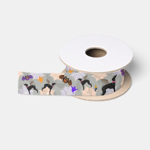 Italiaans Greyhound Halloween Bat Ribbon Lint