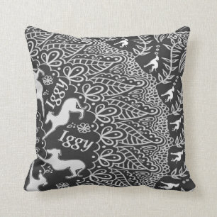Italiaans Greyhound Home Decor Pillow Gekke Iggy Kussen