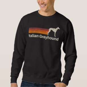  Italiaans Greyhound Retro mam Papa Dog Trui