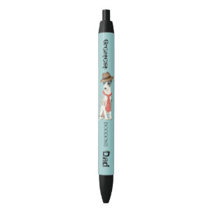 Italiaans Greyhoundpap Zwarte Inkt Pen