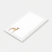 Italiaans-Grieks-cute-tekenfilm met poten Post-it® Notes (Schuin)