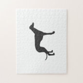 Italiaans Grieks silhouet in zwart Legpuzzel (Verticaal)