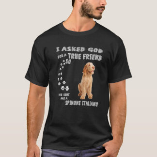 Italiaans Griffon Dog mam Bracco Spinoso Pap Spino T-shirt