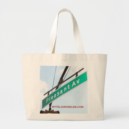 Italiaans Harlem Grote Tote Bag (Voorkant)