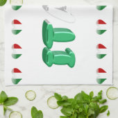 Italiaans hart theedoek (Gevouwen)