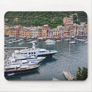 Italiaans havendorp - Portofino - Mousepad Muismat
