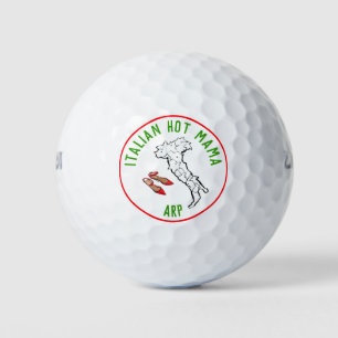 *~* Italiaans Hot MAMA Italië Kaart Golfballen