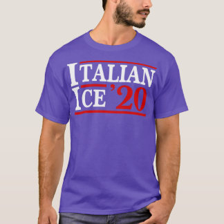 Italiaans Ice 2020 Italia Food Italy Italiano T-shirt