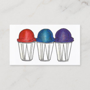 Italiaans Ice Sno heeft ijsscheuren gemaakt Visitekaartje