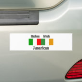 Italiaans Iers Bumpersticker (Op auto)