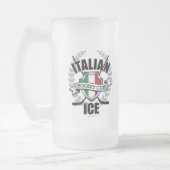 Italiaans ijs matglas bierpul (Links)