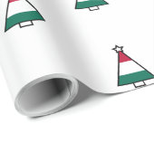 italiaans kerstboompapier cadeaupapier (Rol Hoek)