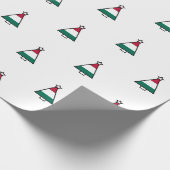 italiaans kerstboompapier cadeaupapier (Hoek)