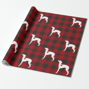 Italiaans kerstcadeaupapier voor Greyhound Cadeaupapier