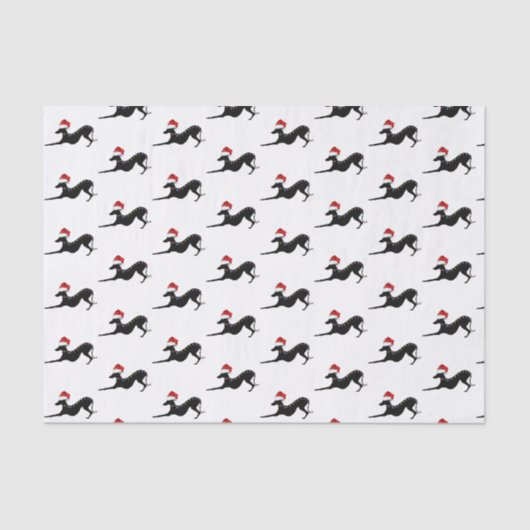 Italiaans kerstcadeautje met kruipende kruiperij tissuepapier (Voorkant)