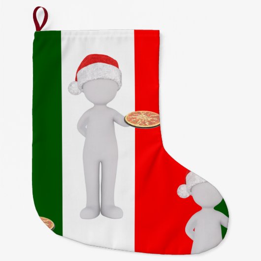 italiaans kerstfeest grote kerstsok (Voorkant)