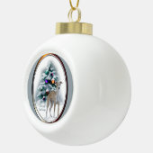 Italiaans kerstfeest keramische bal ornament (Rechts)