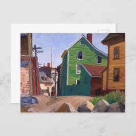 Italiaans kwartier, Gloucester | Edward Hopper | Briefkaart