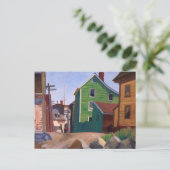 Italiaans kwartier, Gloucester | Edward Hopper | Briefkaart (Staand voorkant)