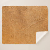 Italiaans lamsleer:  textuur sherpa deken (Voorkant (horizontaal))