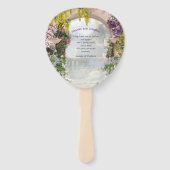 Italiaans land buitenshuis handwaaier (Achterkant)