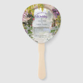 Italiaans land buitenshuis handwaaier (Voorkant)