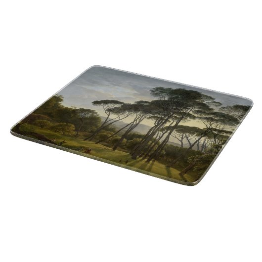 Italiaans landschap met de ringloopbomen (Voogd) Snijplank (Hoek)