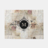 Italiaans "Leaf Monogram Mat" Deurmat (Voorkant)