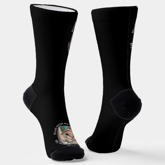 Italiaans Luxe Kat: Willow Sokken (Gebogen)