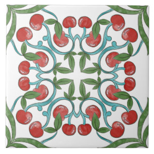 Italiaans Majolica Fruit Tegeltje