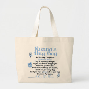 Italiaans - nonna - enkele versie grote tote bag