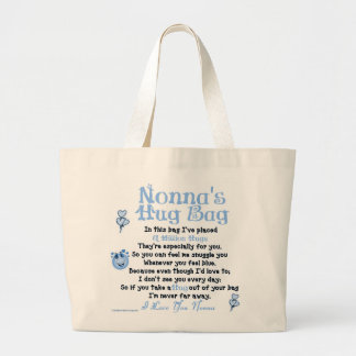 Italiaans - nonna - enkele versie grote tote bag