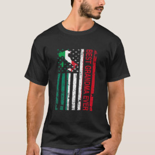 Italiaans Oma Italië USA Amerikaans Moederdag T-shirt