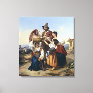 Italiaans ombudsman, 1835 canvas afdruk