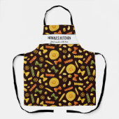 Italiaans pasta restaurant, Chef Nonna aangepaste Schort (Voorkant)