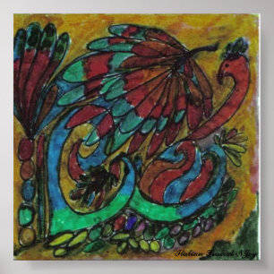 Italiaans Peacock NJoy Poster