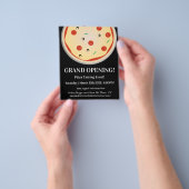Italiaans Pizza Restaurant Evenement Grand Opening Flyer (Hand)