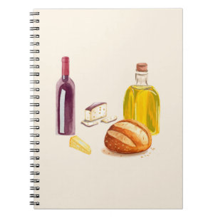 Italiaans Platteland Foodie Notitieboek