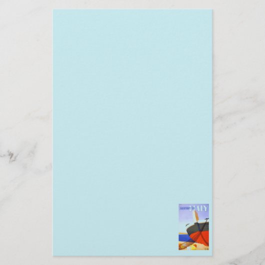 Italiaans poster briefpapier (Voorkant)