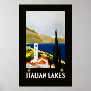 Italiaans Poster voor reizen met het merk Vintage