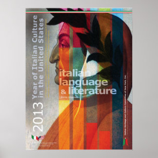 Italiaans Poster voor taal en literatuur