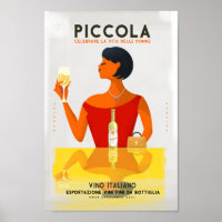 italiaans poster voor wijn