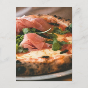 Italiaans Prosciutto Pizza Briefkaart