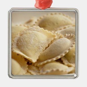 italiaans ravioli metalen ornament